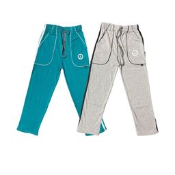 IndiCrafts Boys Set Of 2 Solid Cotton Track Pants-picture-33