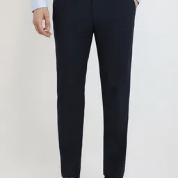 Park Avenue Men Solid Slim Fit Mid-Rise Regular Trousers-image-20
