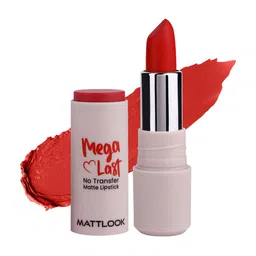 MATTLOOK Mega Last No Transfer Matte Lipstick - 3.8 g - Apple Red - 03-image-41