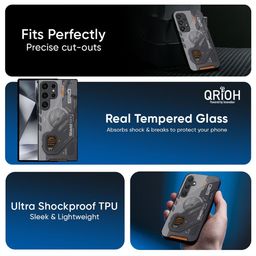 QRIOH Typography Printed Samsung Galaxy S24 Plus Back Case Mobile Accessories image 3