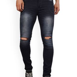 LINARIA Men Classic Slash Knee Heavy Fade Jeans-image-16