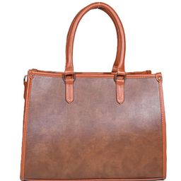 Donicy PU Structured Tote Bag-image-72