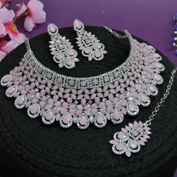 VATSALYA creation Women Artificial Stones and Beads Studded Jewellery Set-22