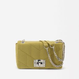 PARFOIS Structured Sling Bag with Quilted Detail-35