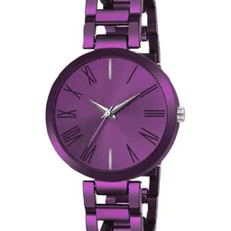 THE SHOPOHOLIC Women Wrap Around Straps Analogue Watch Merable Purple-picture-26