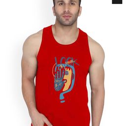 SLOWLORIS Men Pack Of 2 Printed Sleeveless Cotton Innerwear Vest-picture-11