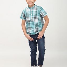 Biglilpeople Boys Standard Opaque Checked Casual Shirt-picture-9