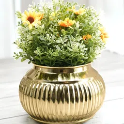 BEHOMA Textured Matki Metal Planter-image-14