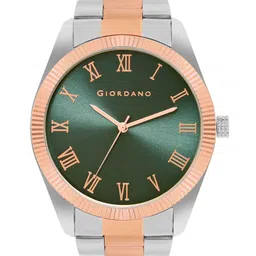 GIORDANO Men Dial & Stainless Steel Bracelet Style Strap Analogue Watch GZ-50112-55-57