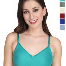 Liigne PackOf 6 Everyday Bra All Day Comfort Full Coverage Lightly Padded-image-52