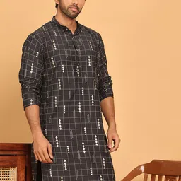 Jompers Men Geometric Printed Kurta-image-85