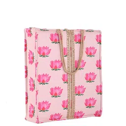 Kuber Industries Printed Shopper Handheld Bag with Cut Work image 2