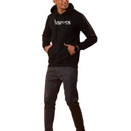 BOMBAE TEES Men Typography Printed Hooded Sweatshirt-image-61
