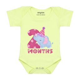 Arvesa 2 Month Baby Printed Bodysuit-image-66