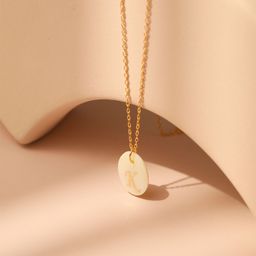 AQUASTREET 18K Gold-Plated Initial Letter Z Necklace image 3