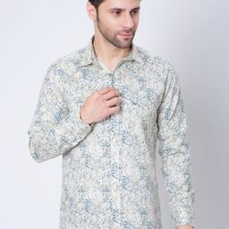 Sparky Men Floral Opaque Printed Casual Shirt-image-95