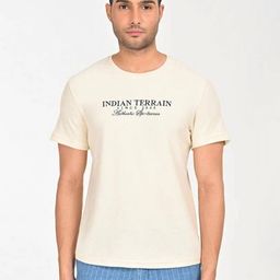 Indian Terrain Men Typography Printed Round Neck Cotton T-shirt-picture-30