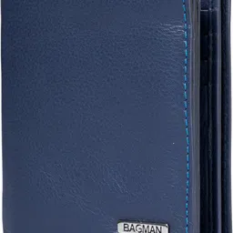 BAGMAN Men Leather Two Fold Wallet-image-8