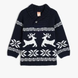 Koton Boys Geometric Printed Long Sleeves Pullover-picture-18