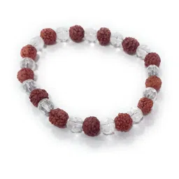 Divine souvenirs Unisex Artificial Beaded Elasticated Bracelet-84