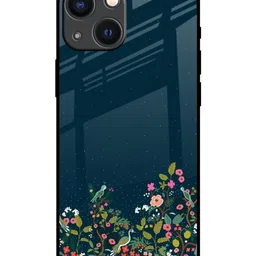 QRIOH Floral Printed iPhone 14 Plus Back Case Mobile Accessories-picture-16