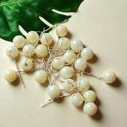 CHANDERKASH Set Of 24 Bridal U-Shaped Faux Pearls Hair Pins-96
