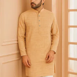 JASHNA Woven Design Cotton Kurtas-image-38