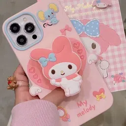 CASE CREATION Women Cartoon Characters Apple iPhone 16e Real 3D Back Case-31