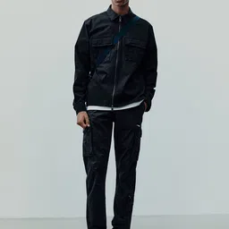 H&M Regular Fit Twill Overshirt-image-71