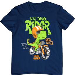 TeeSlix Kids Navy Blue Tshirts-image-133