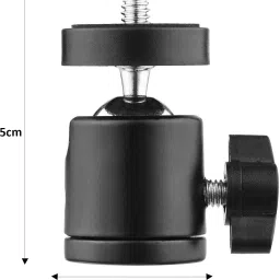 Wanzhow 1/4" 360 Ball Head /Holder/Mount for Camera Tripod Tripod Ball Head image 3