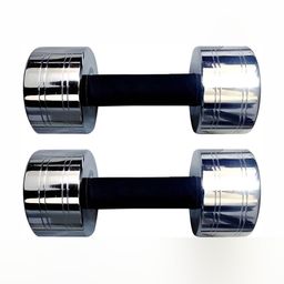 HackerX 2 Pieces Steel Dumbbells - 5 kg Each-16