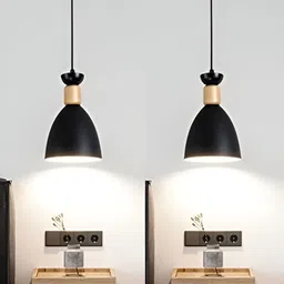 KINIS Black Aluminium Quirky Ceiling Lamp-image-31