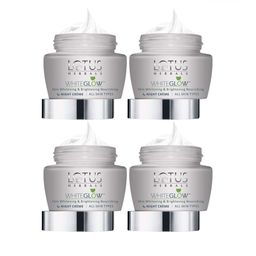 Lotus Herbals Whiteglow Set Of  4 Skin Whitening & Brightening Night Cream - 40g Each-26