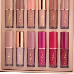 nandiayan Set Of 12 Liquid Lipstick -2.5 ml Each-Shade 01-02-03-04-05-06-07-08-09-10-11-12 image 2