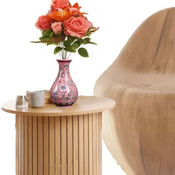 OGI INTERIORS Pink & Green Lily Artificial Flower-image-89