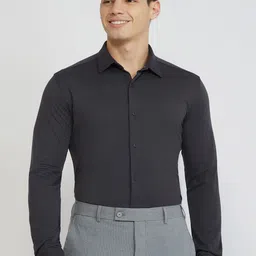 Park Avenue Men Slim Fit Solid Casual Shirt-image-34