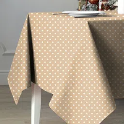 Aura Brown Geometric Printed 6-Seater Table Cover-picture-27