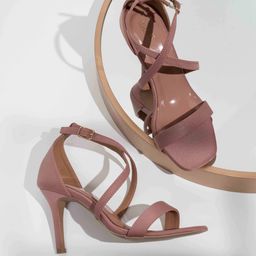 Inc 5 Women Party High-Top Square Toe Stiletto Heels Sandals with Buckles-30