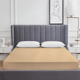 hargunz Beige Terry Water Resistant Mattress Protector-picture-52