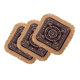 Kuber Industries 3Pcs Purple Printed Floor Mats-image-65