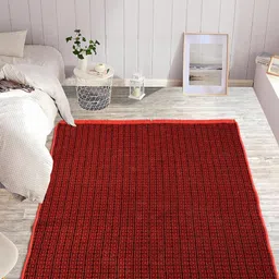 Furnishing Hut Red Floral Anti-Skid Carpet-image-30