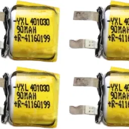 Mini 3.7V high quality 90 mAh Rechargeable Lipo for earphone, buds etc. Battery-image-6