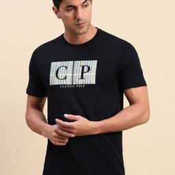 Classic Polo Men Typography Printed Pockets Slim Fit T-shirt-image-56