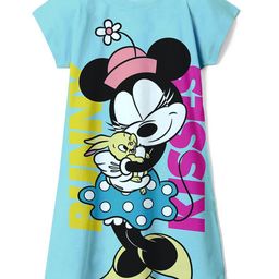 Wear Your Mind Girls Minnie Mouse Printed A-Line Dress-image-65