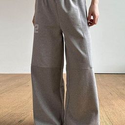 LULU & SKY Women Wide Leg High-Rise Parallel Trousers-picture-42