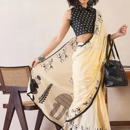 Saree mall Warli Ready to Wear Bagh Sarees-picture-6
