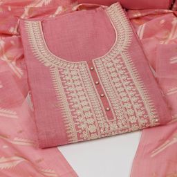 KAMI KUBI Embroidered Unstitched Dress Material-image-38