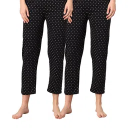 FIT N FAME Women Pack Of 2 Printed Cotton Pyjamas-picture-42