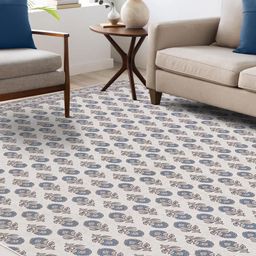Kaleen India White Polyester Carpets-image-70